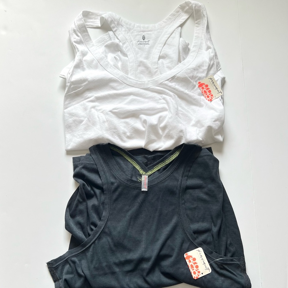 Free People Movement Size Large Tank Top Bundle - Picture 2 of 6